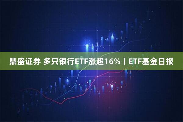 鼎盛证券 多只银行ETF涨超16%丨ETF基金日报